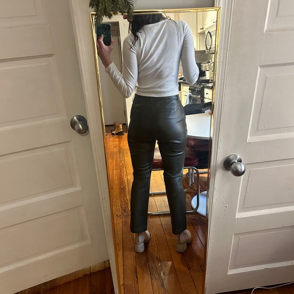 Avec Les Filles Anthropologie Faux Leather Pants - Picture 3 of 16